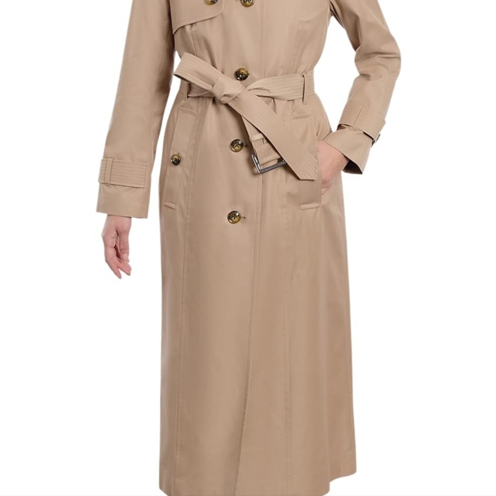 COPY - LONDON FOG Women's Single Breasted Long Trenc